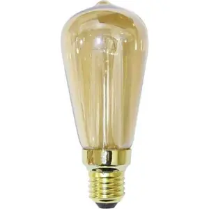 لمبات نجف ديكوريه شكل كمثرى 2.5 واط مع لمسة اضاءة ديكور لون الاضاءة اصفر يمكن استخدامها في لمبات النجف والثريات اضاءة فاخر وراقية في نفس الوقت E27