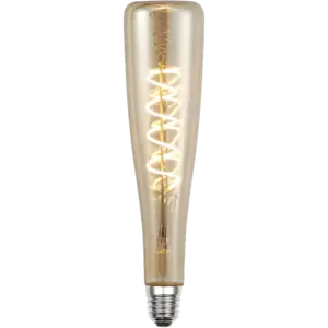 لمبة ديكورية مودرن ذهبي مع لون الانارة اصفر 5 واط